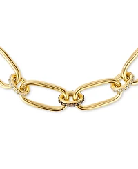 Le Vian Chocolate Diamond (1/3 ct. t.w.) & Nude Diamond (1/4 ct. t.w.) Link Bracelet in 14k Yellow Gold