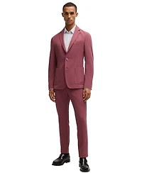 Boss by Hugo Men's Slim-Fit Geometric Print Performance Shirt