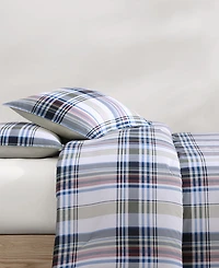 Tommy Hilfiger Waterbury Plaid Cotton 2-Pc. Duvet Cover Set, Twin