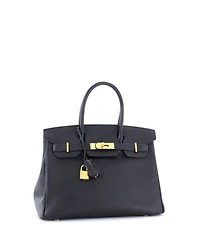 Pre-Owned Hermes Birkin Handbag Epsom with Gold Hardware