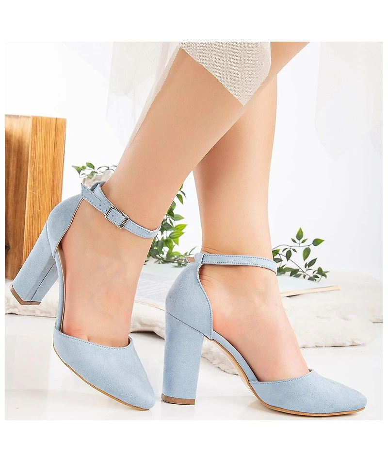 Gisele High Block Heel Pumps