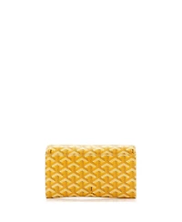 Pre-Owned Goyard Varenne Continental Wallet with Strap Coated Canvas
