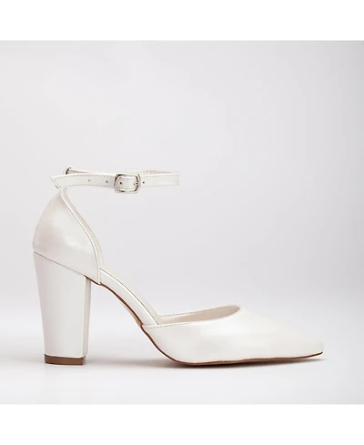 Gisele Closed Toe High Block Heels