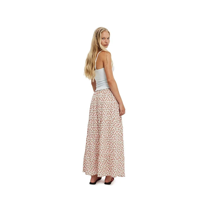 Cotton On Women's Haven Multi Tiered Maxi Skirt