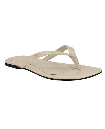 Calvin Klein Women's Stelea Flat Thong Sandals