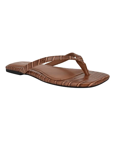 Calvin Klein Women's Stelea Flat Thong Sandals