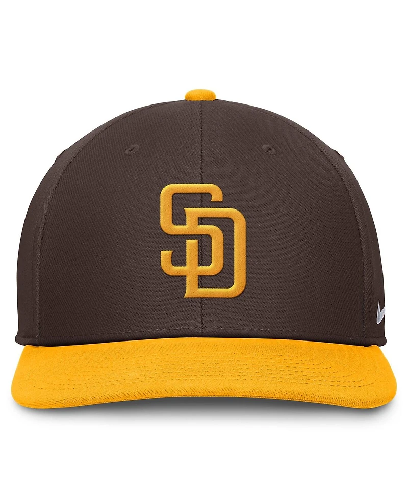 Nike Men's Brown/Gold San Diego Padres Pro Performance Snapback Hat