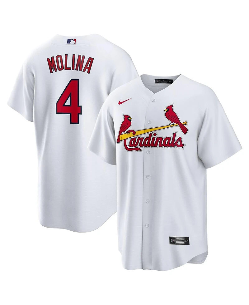 Nike Men's Yadier Molina White St. Louis Cardinals Home Replica Retired Player Jersey