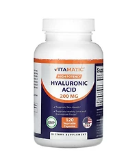 Vitamatic Hyaluronic Acid Supplements 200mg - Supports Healthy Connective Tissue and Joints