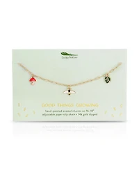 Lucky Feather Enamel Treasure Necklace