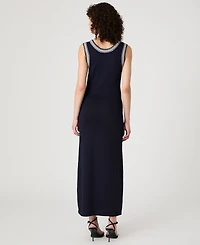 French Connection Women's Sage Knit-Trim Sleeveless Dress