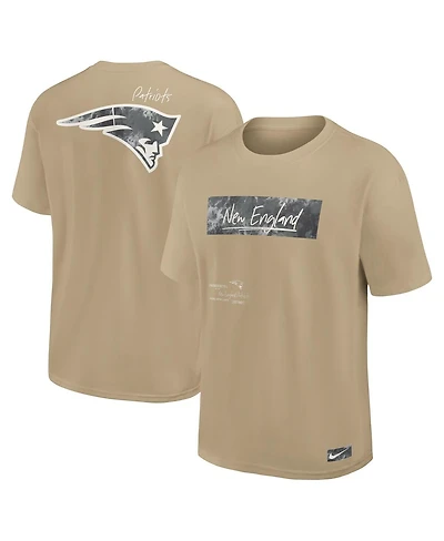 Nike Men's Tan New England Patriots Statement Max90 T-Shirt