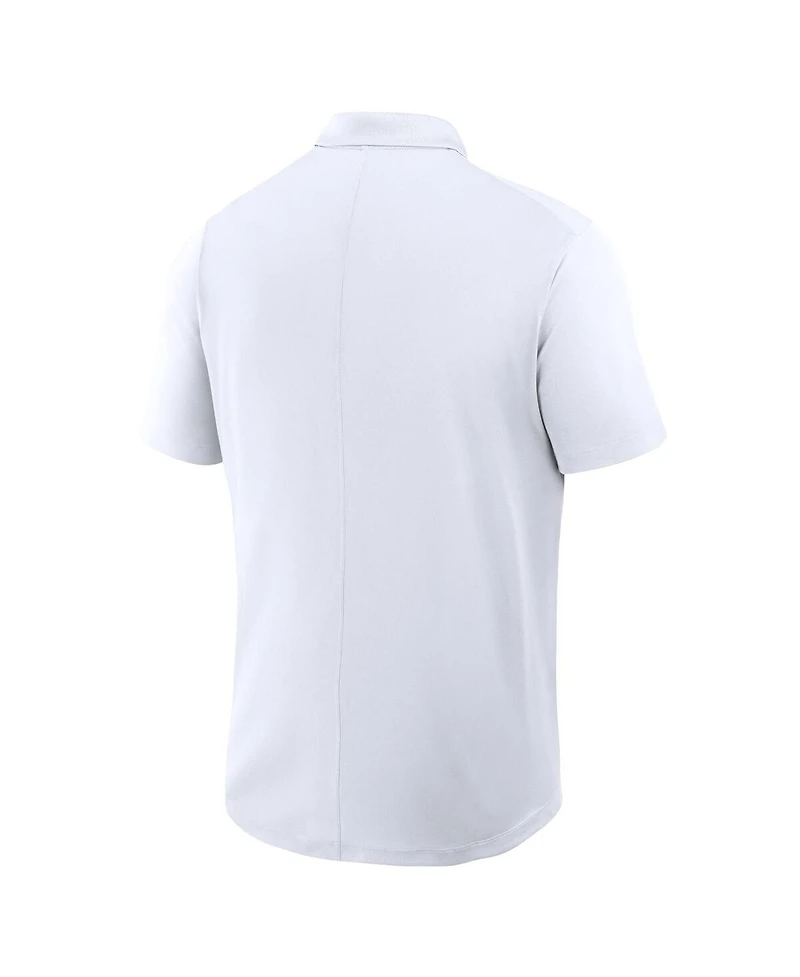 Nike Men's White Georgia Bulldogs Primetime Victory Primary Logo Performance Polo Shirt