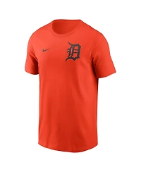 Nike Men's Orange Detroit Tigers 2-Hit T-Shirt