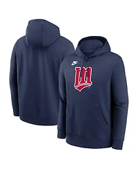 Nike Men's Navy Minnesota Twins Cooperstown Collection Logo Club Pullover Hoodie