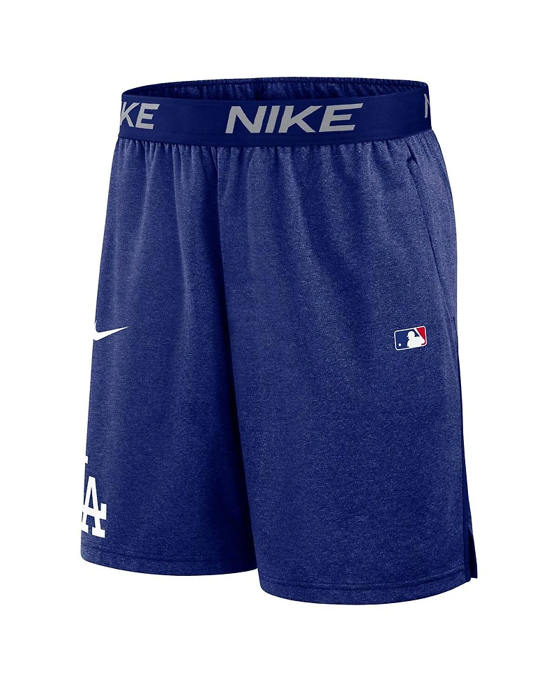 Nike Men's Royal Los Angeles Dodgers Authentic Collection Performance Knit Shorts