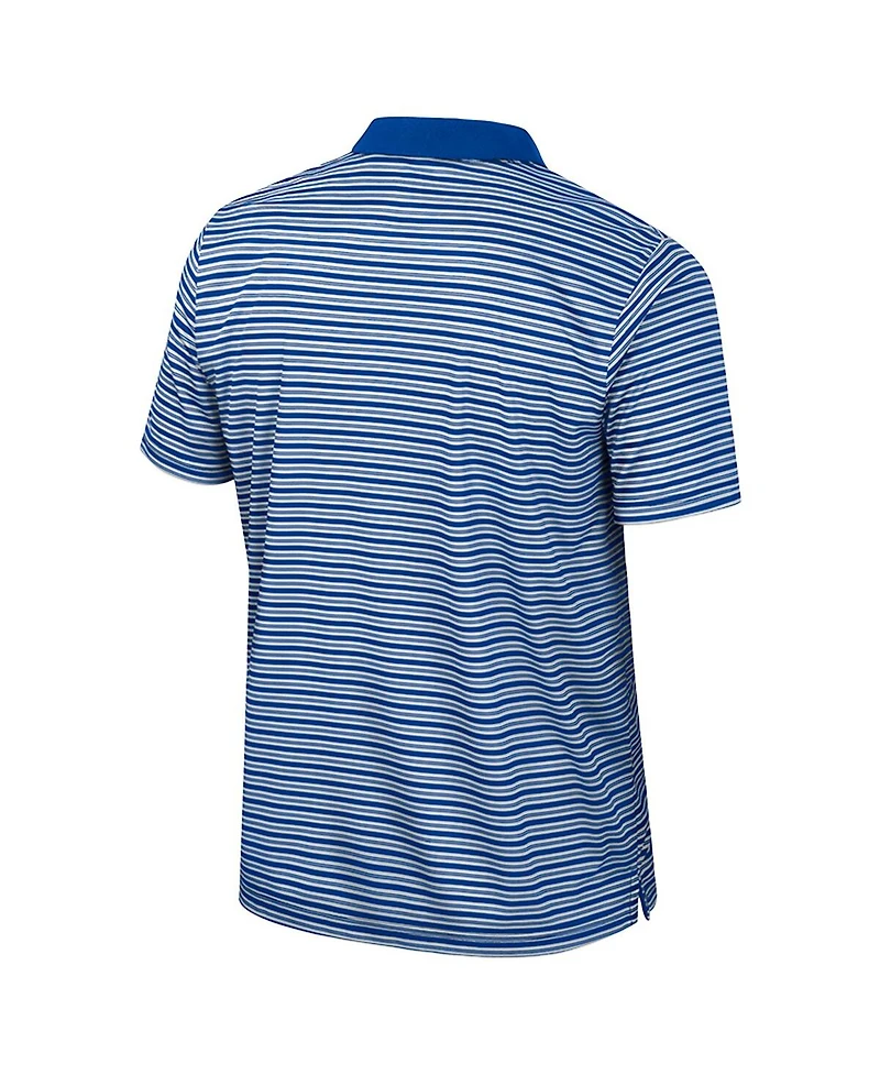 Colosseum Men's Royal Florida Gators Striped Polo Shirt