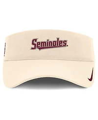 Nike Men's Natural Florida State Seminoles Primetime Ace Adjustable Visor Hat