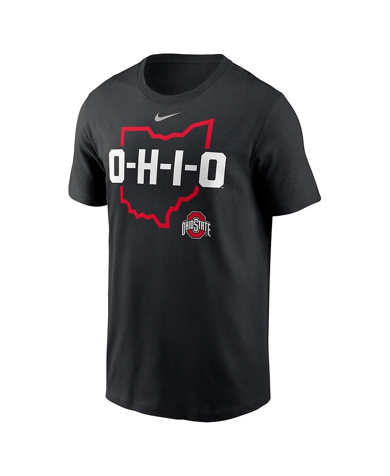 Nike Men's Black Ohio State Buckeyes Campus Local T-Shirt
