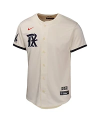 Nike Big Boys and Girls Natural Texas Rangers City Connect Limited Jersey