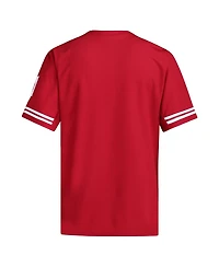 Adidas Men's Crimson Indiana Hoosiers Replica Baseball Jersey