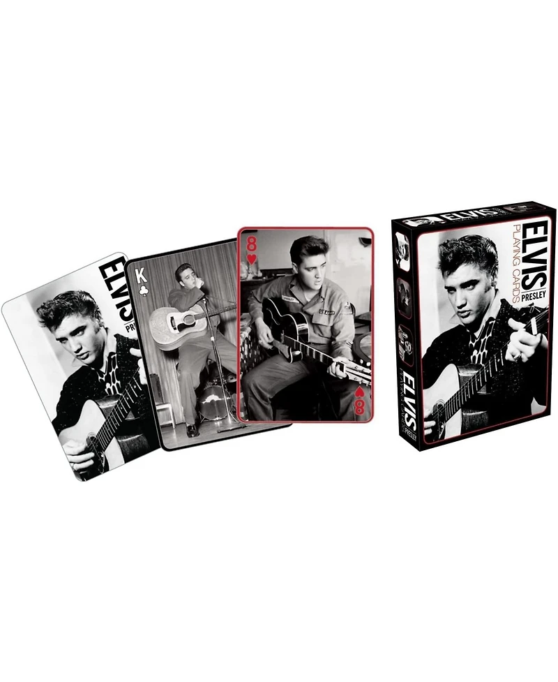 Elvis Presley Black & White Playing Cards | 52 Card Deck + 2 Jokers
