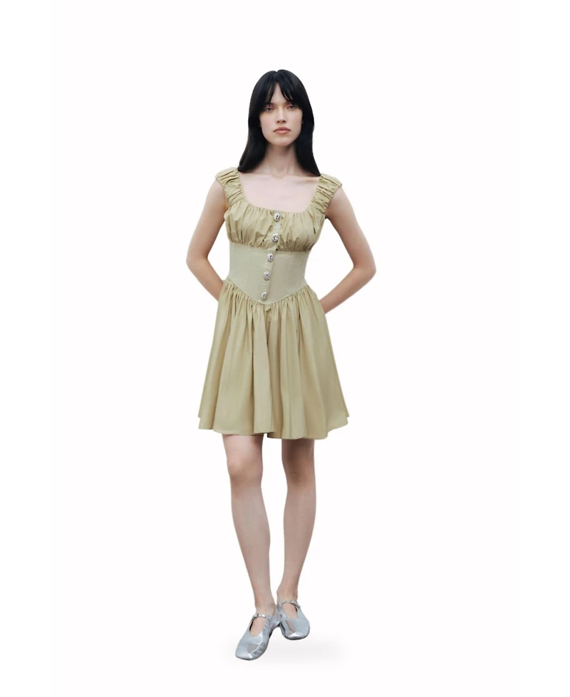 Nocturne Women's Corset Look Mini Dress