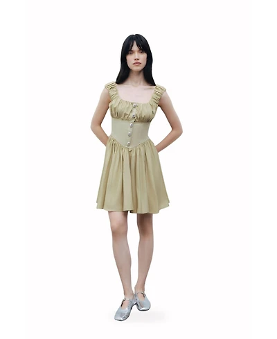 Nocturne Women's Corset Look Mini Dress