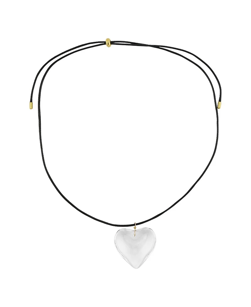 Glass Heart Necklace