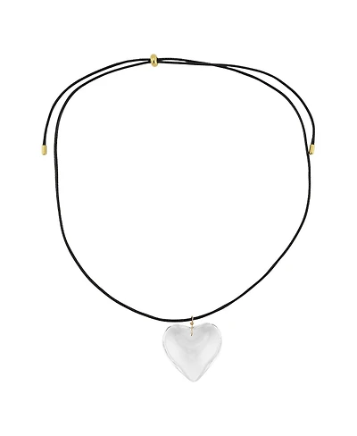 Glass Heart Necklace