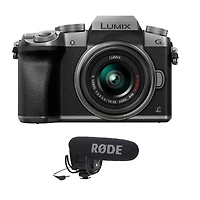 Panasonic Lumix Dmc-G7 Mirrorless Micro Four Thirds Digital Camera with 14-42mm Lens, 16MP, Silver