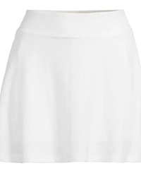 Lands' End Women's Active Eyelet Skater Skorts