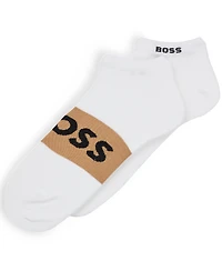 Boss by Hugo Men's Ankle-Length Two-Pack Socks