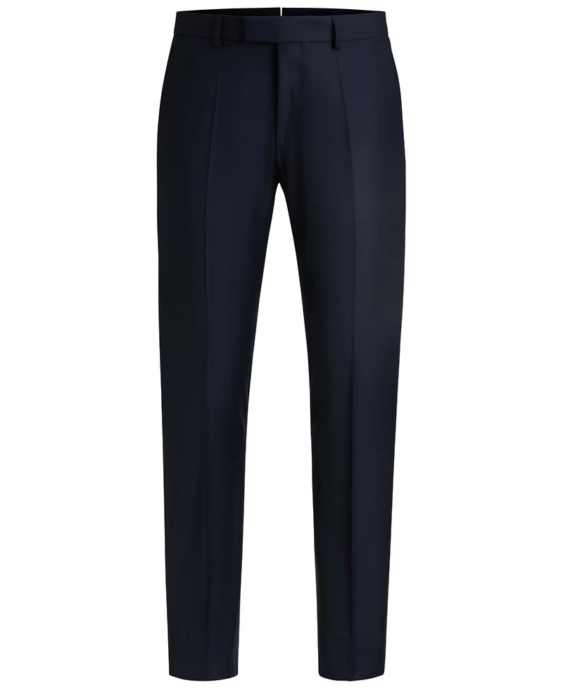 Boss by Hugo Men's Virgin Wool Slim-Fit Trousers