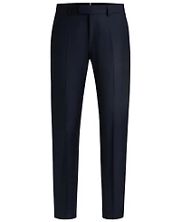 Boss by Hugo Men's Virgin Wool Slim-Fit Trousers