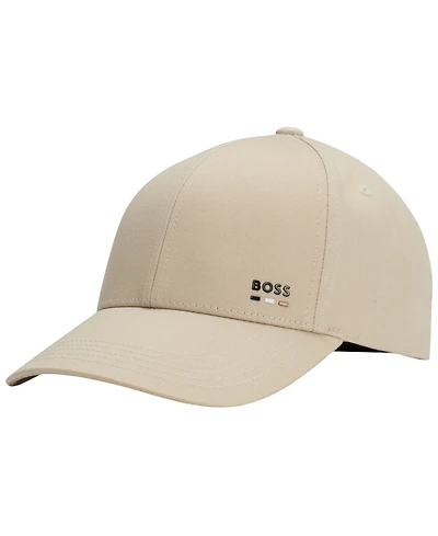 Boss by Hugo Boss Men's Logo Trim Cotton-Twill Cap