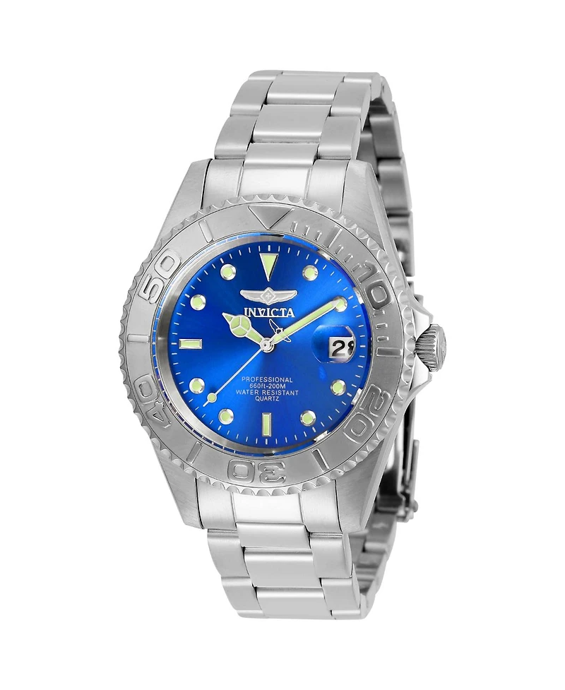 Invicta Men's 29938 Pro Diver Quartz 3 Hand Blue Dial Watch
