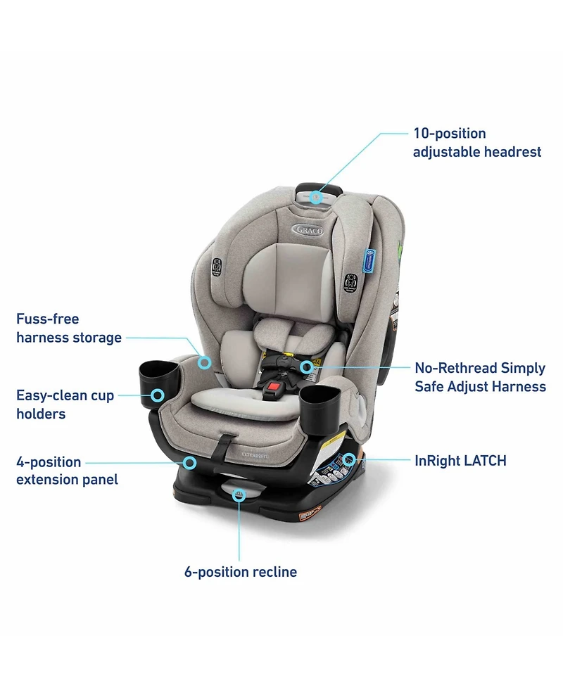 Graco Extend2Fit 3-in-1 Car Seat