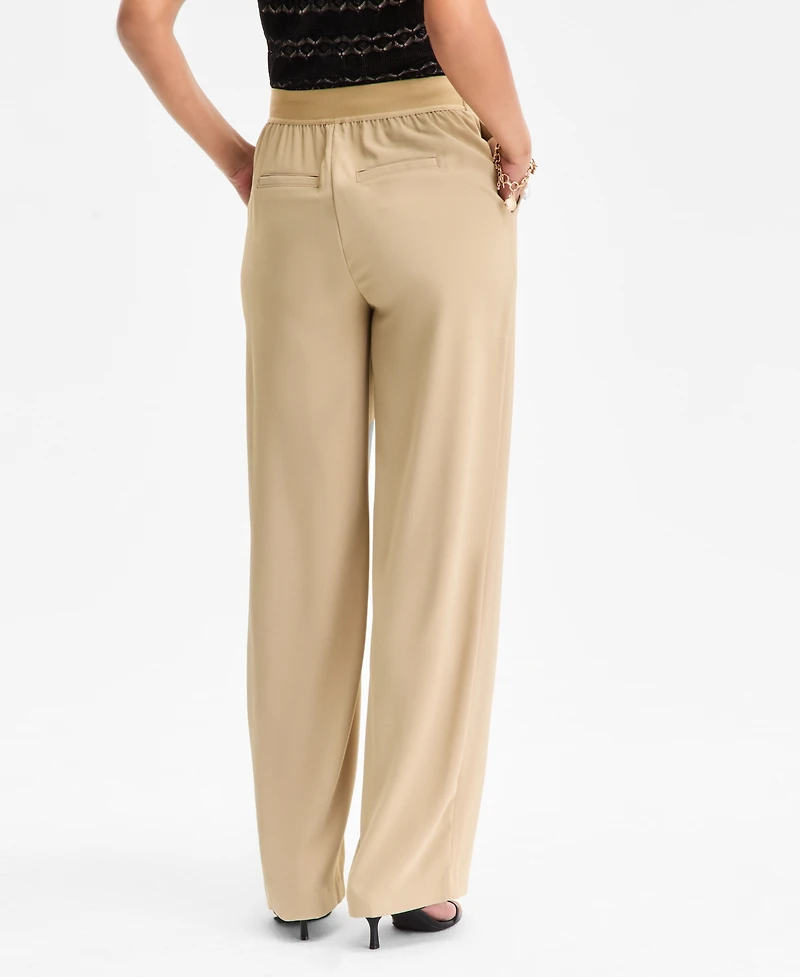 I.n.c. International Concepts Women's Straight-Leg Pull-On Pants