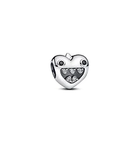 Pandora Mom's Little Monsters Heart Sterling Silver Charms