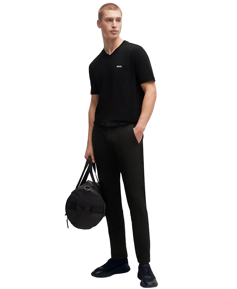 Boss by Hugo Men's Contrast Logo Regular-Fit T-Shirt