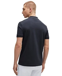Boss by Hugo Men's Tonal Logo Slim-Fit Polo Shirt