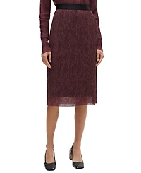 Boss by Hugo Women's Print Slim-Fit Skirt