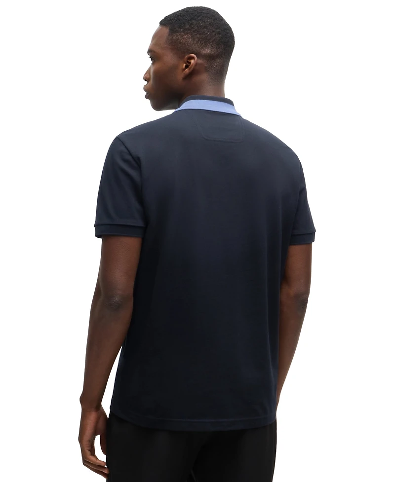 Boss by Hugo Men's Contrast Logo Polo Shirt