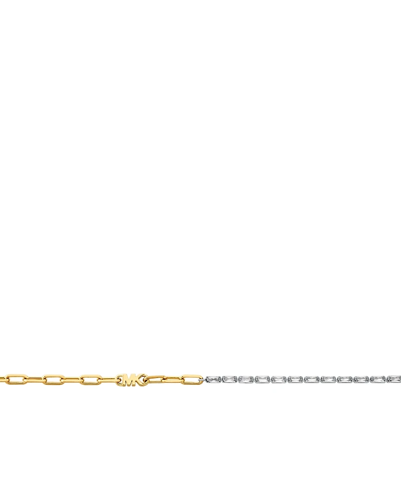 Michael Kors 14K Gold-Plated Brass Mixed Chain Necklace