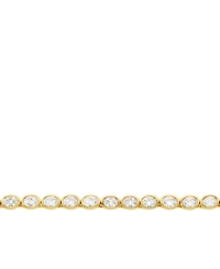 Michael Kors 14K Gold-Plated Brass Bezel-Set Necklace