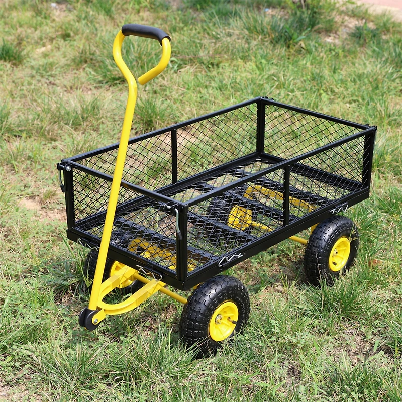 Cart Garden cart trucks make it easier to transport firewood