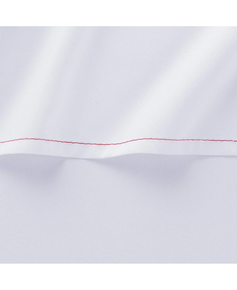 Host & Home Cotton Sateen Bed Sheets (6 Pack), Flat and Fitted Options, White, 300 Thread Count