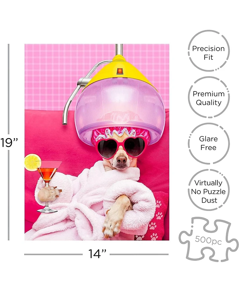 Dog Spa 500 Piece Jigsaw Puzzle