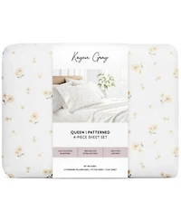 Kaycie Gray Printed Microfiber Sheet Sets